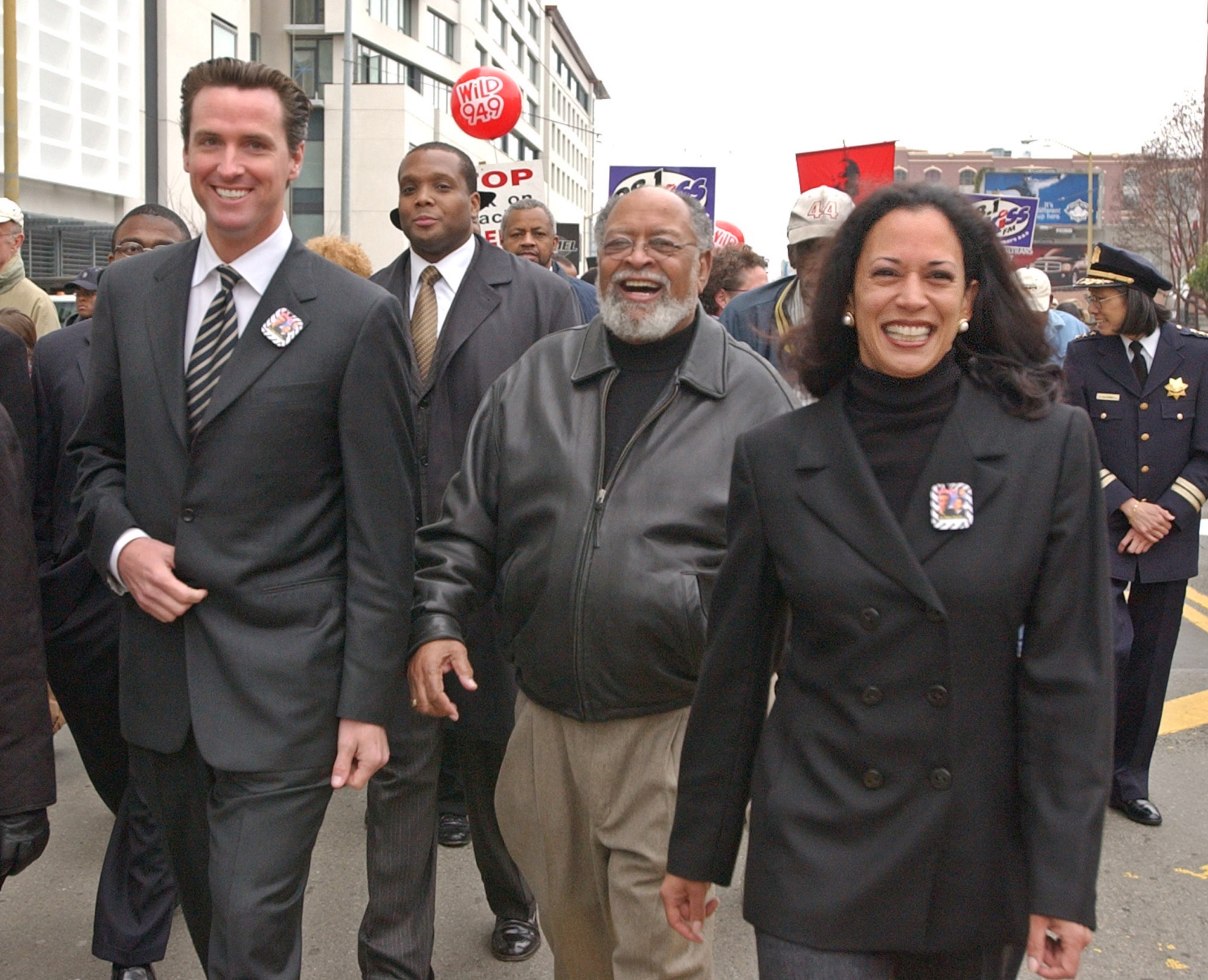 Willie Brown with Kamala Harris